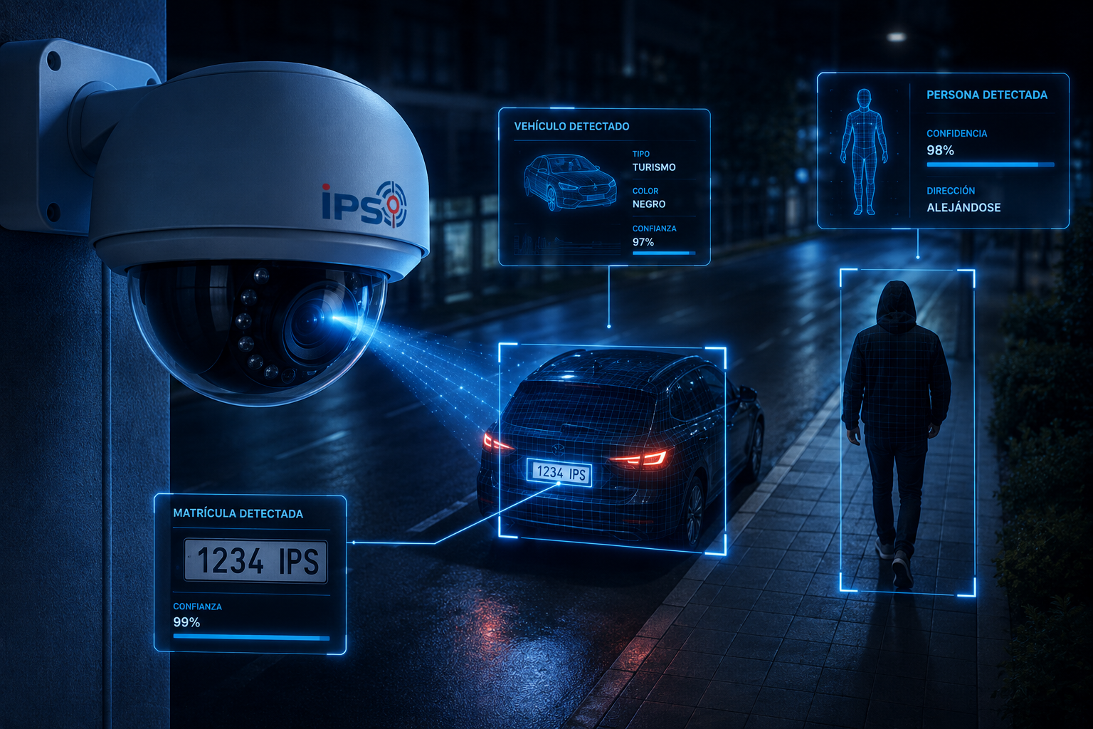 Cámaras de vigilancia inteligente con visión artificial